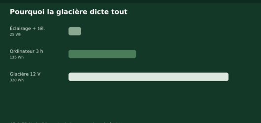 La fiche mémo 12V : dimensionner batterie et solaire