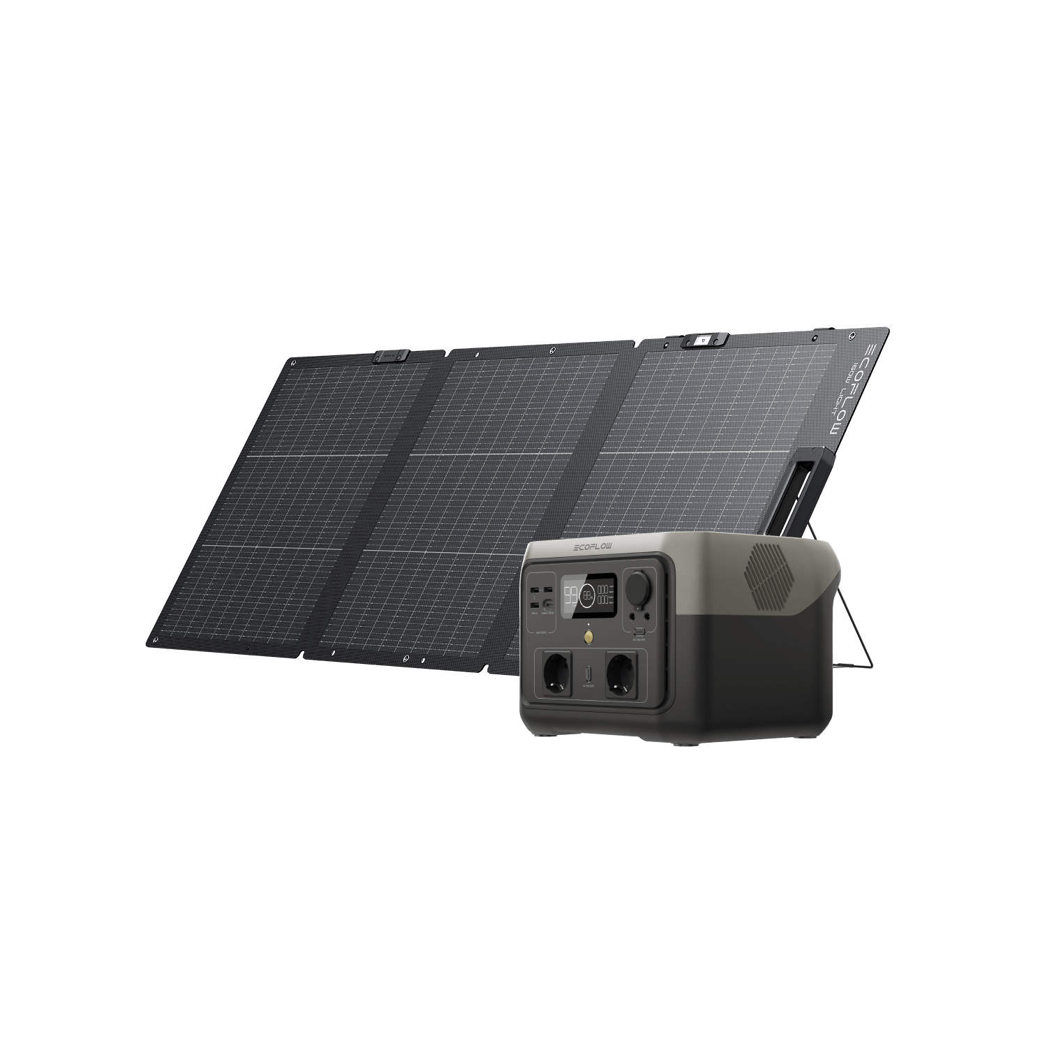 Station d’énergie portable EcoFlow RIVER 2 Max et panneau solaire 160 W